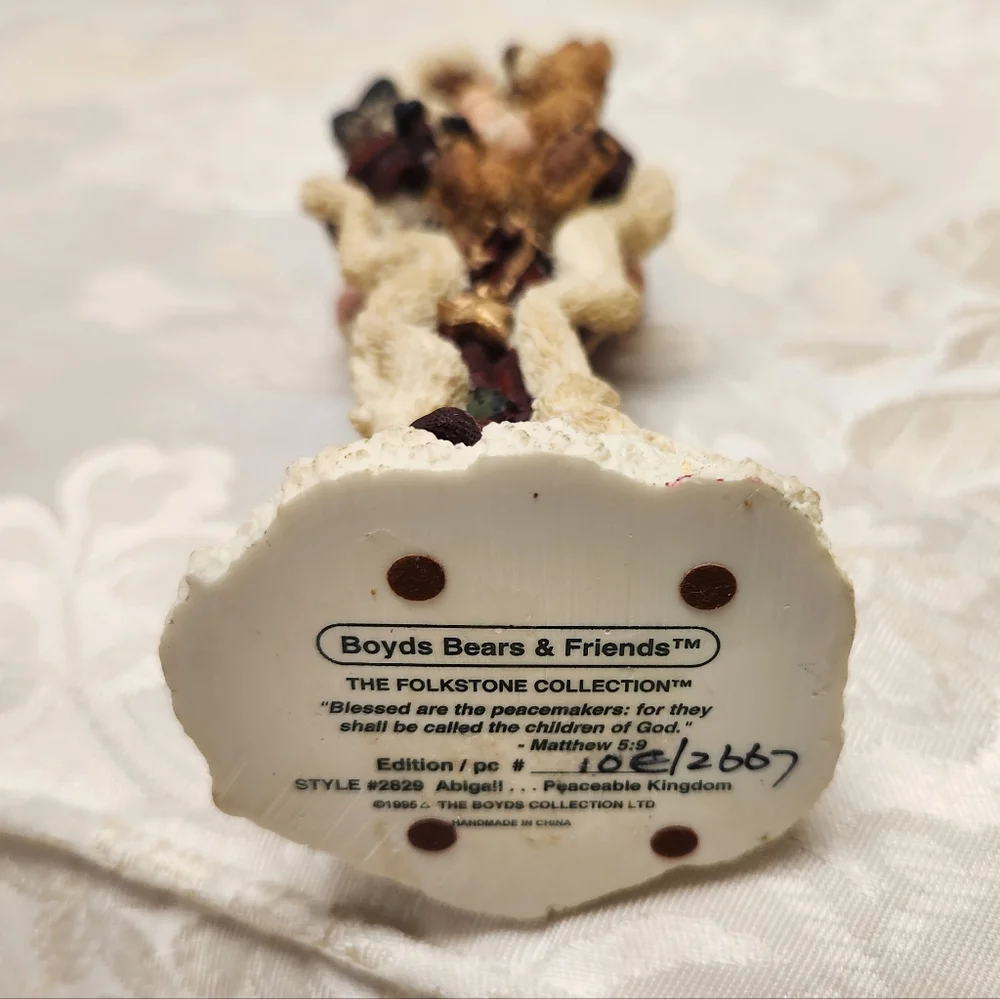 Boyds Bears Folkstone #2880 #2829 #2816 Winter Figurines Lot Of 3